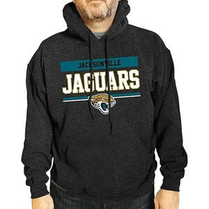 NEW Campus Colors Jacksonville Jaguars Hoodie Sweatshirt Gray Mens Size XL